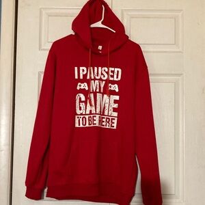 Men’s Red Gaming Hoodie L